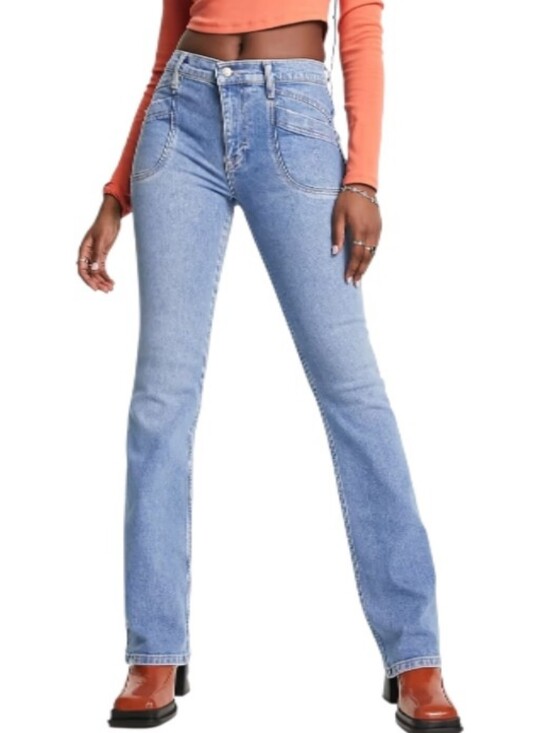 Free People Denim - Free People We The Free Slim Patch Pocket Boot-Cut Jeans